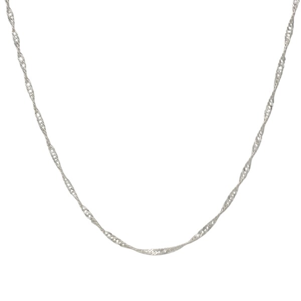 Cadena Singapur-Plata 925-Sin Piedra-CD3014 sinpiedra