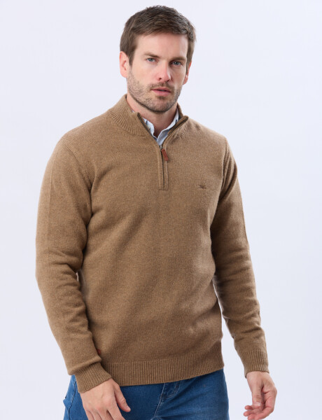 BUZO DE LANA DE ABRIGO Tostado