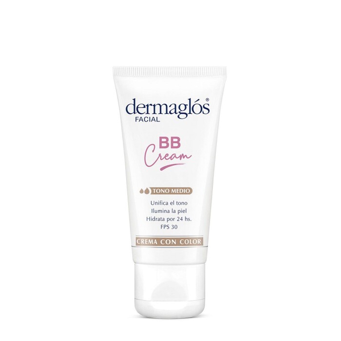 DERMAGLOS FAC BB CREAM TONO MEDIO POMO X única