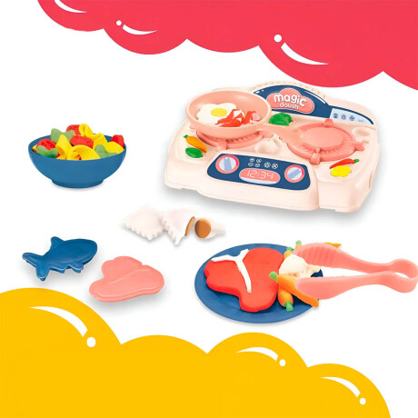 Set De Masas Play Fábrica De Pastas + Cocina 2 en1 Jug019013