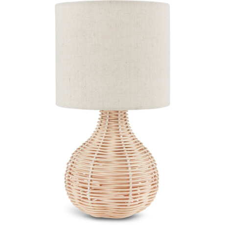 Lampara Mesa Helmer Ø17Xa32Cm Natural