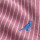 Camisa Lino Hudson Collar Rayas Rosa Coral