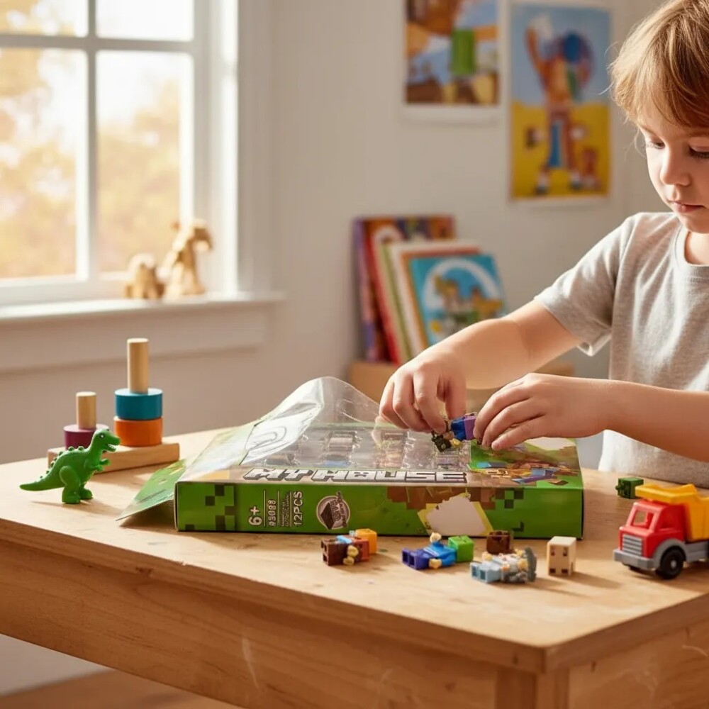 12 minifiguras Minecraft tipo lego 12 minifiguras Minecraft tipo lego