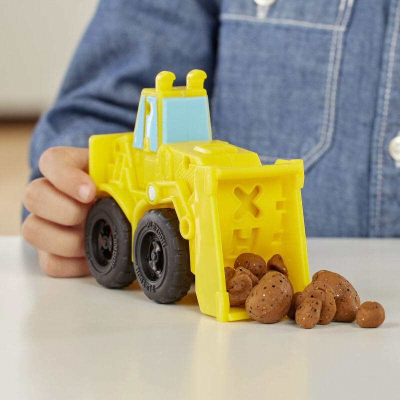 Play-doh Wheels Juego Con Excavadora Y Cargadora Con Masas Play-doh Wheels Juego Con Excavadora Y Cargadora Con Masas