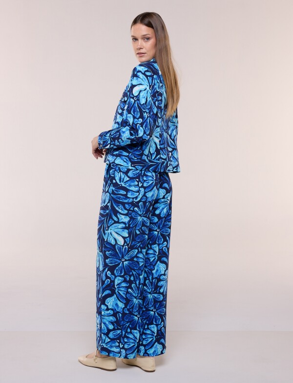 Camperita Liviana Print AZUL/MULTI