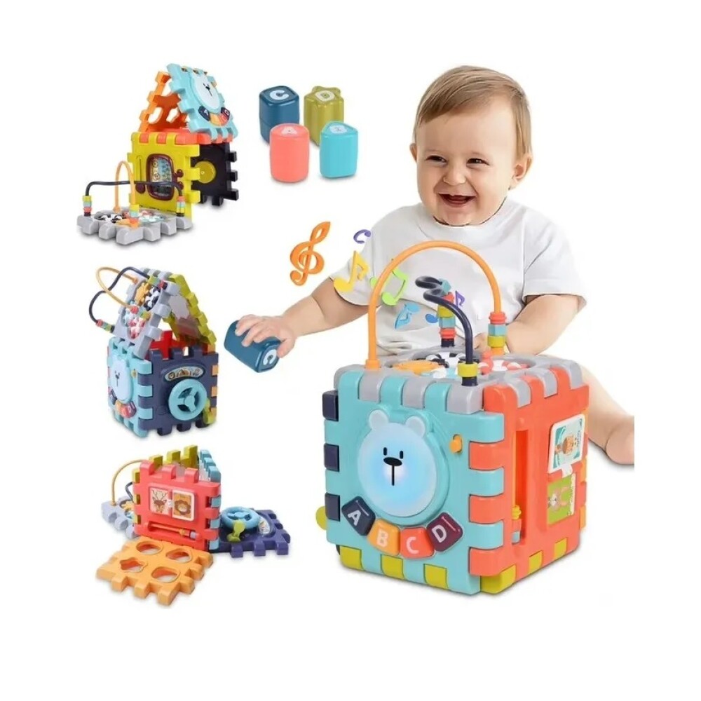 Cubo Actividades Montessori con luz y sonido Cubo Actividades Montessori con luz y sonido