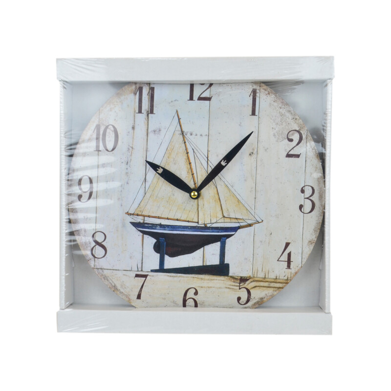 Reloj de pared mdf D28,8x3,5 cm BARCO