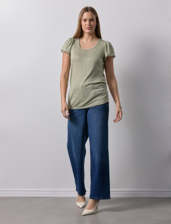 Remera Frunces VERDE