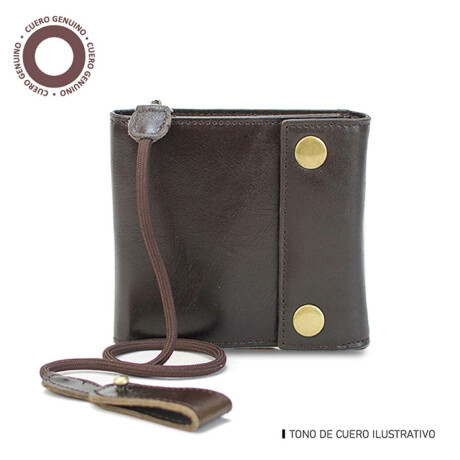 Billetera Cuero Hebe Café