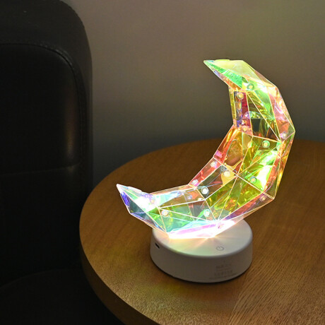 Lámpara PRISMA Media Luna Holográfica Lámpara PRISMA Media Luna Holográfica