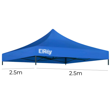 Lona Para Gazebo 2.5x2.5m Toldo Impermeab Filtro UV Azul