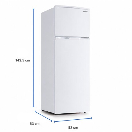 heladera refrigerador frío humedo 221 litros WHITE