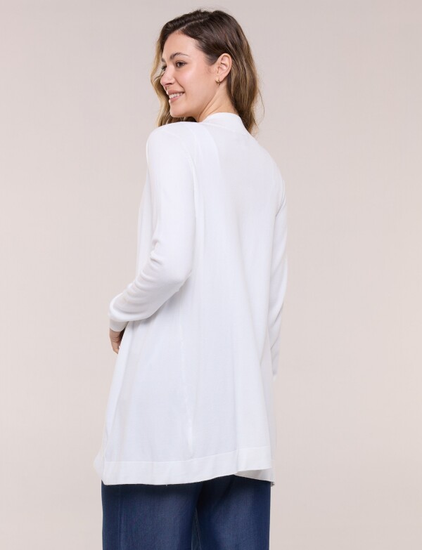 Cardigan Liviano Abierto CRUDO