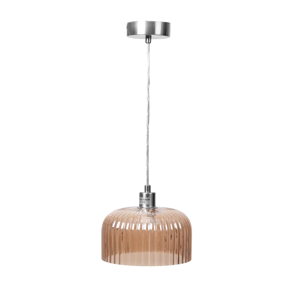 LÁMPARA DE TECHO LP95677 METAL-Y-VIDRIO NATURAL-BEIGE LP95677