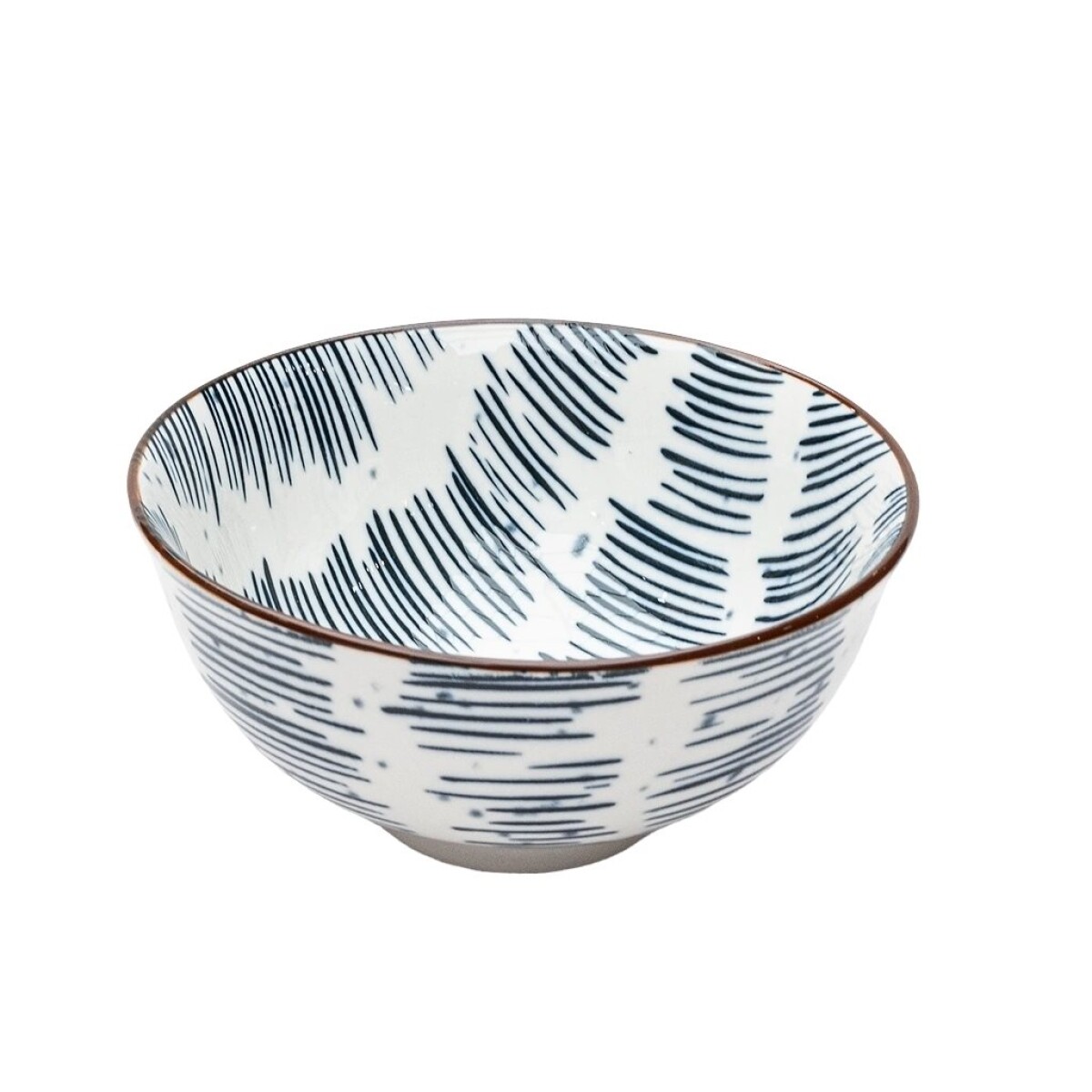 BOWL D12x6CM RAYADO AZUL 