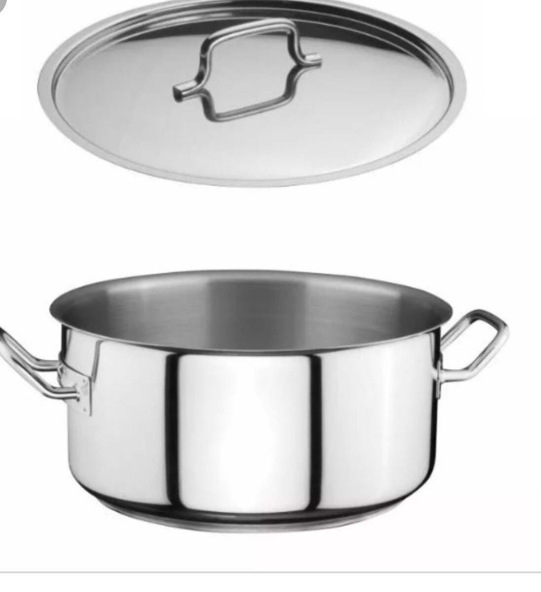 Cacerola inox con tapa 11 lts Ozti 