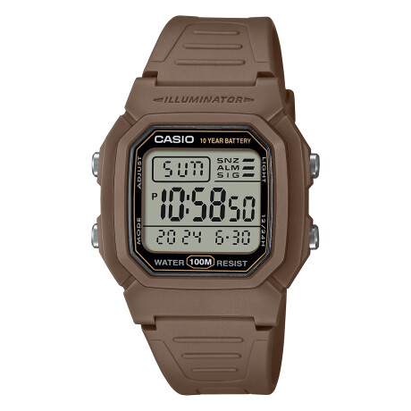 Reloj CASIO W800H-5AVDF en Resina Marron Esfera 37mm 0