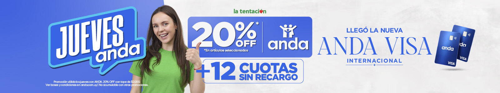 Jueves de ANDA - 20% OFF