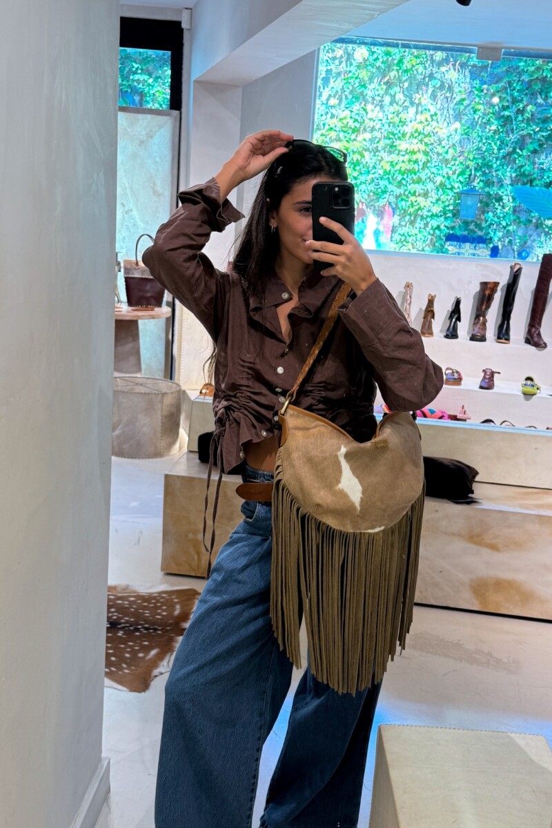 Bellaca Bag Cowhide Beige / Topo