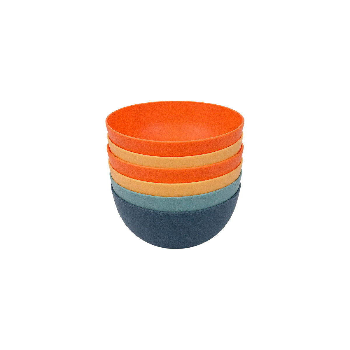 Pack de 6 bowls de plástico 