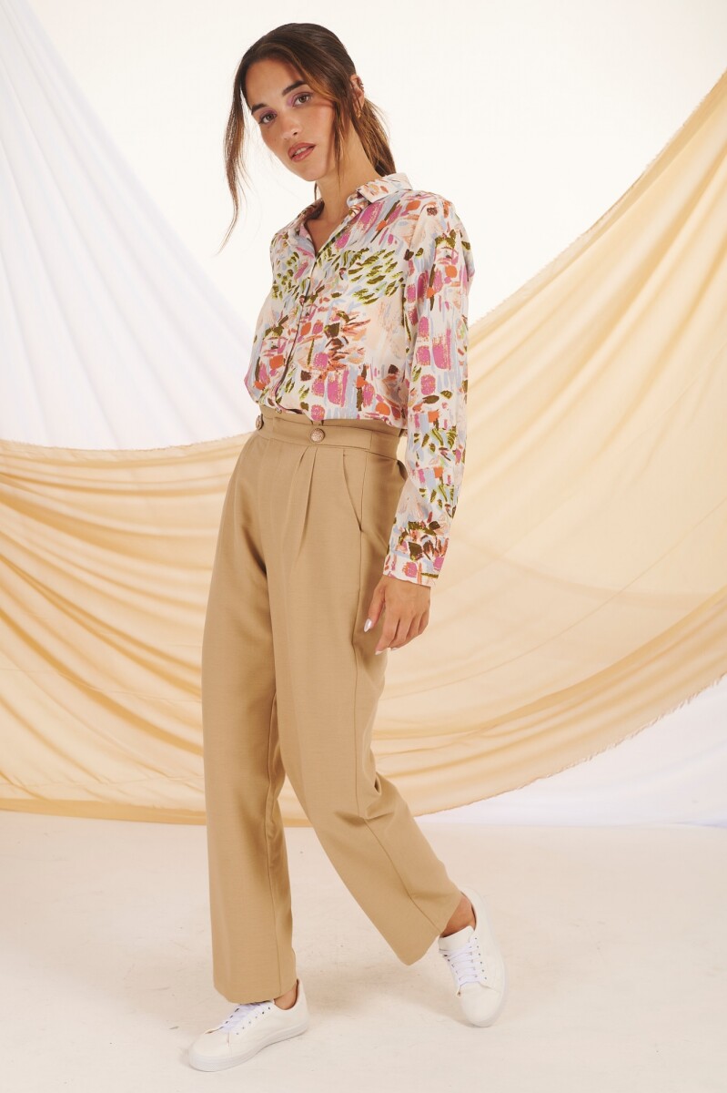 PANTALON ELBA - BEIGE 