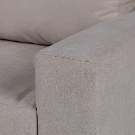 Sofá Modus (Outlet) - Tela Microfibra - 3 cuerpos Berlin 02 (Beige)