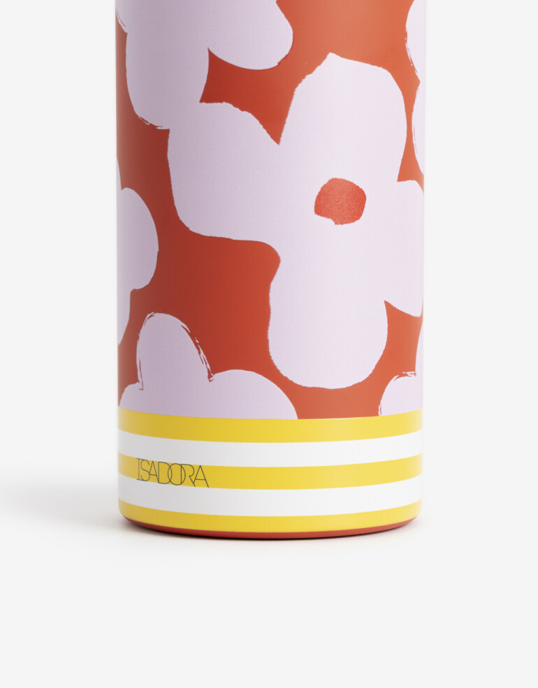 Artículos cocina Botellas Botella Metálica Diseño Flores - Combinacion Multicolor