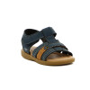 Angus Sandalia Niño 3 Tiras C/ Pulsera Y Velcro Marino-camel
