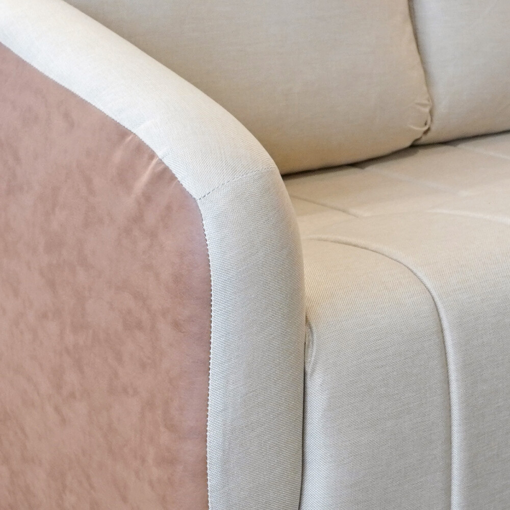 SILLÓN SIDNEY 3 CUERPOS COLOR ARENA Sillón Sidney 3 Cuerpos Color Arena