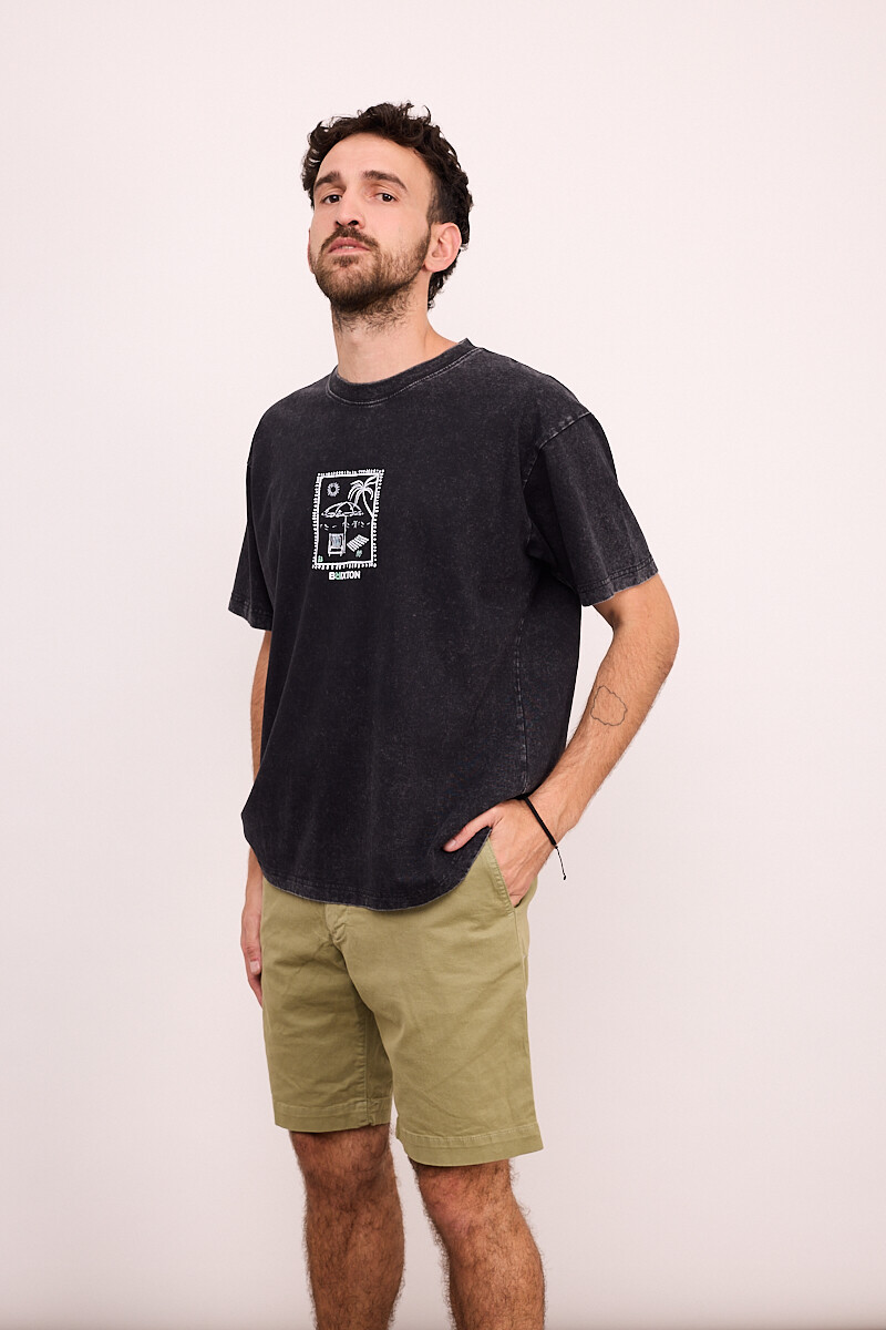 Camiseta Oversize Playa Brixton - Negra 