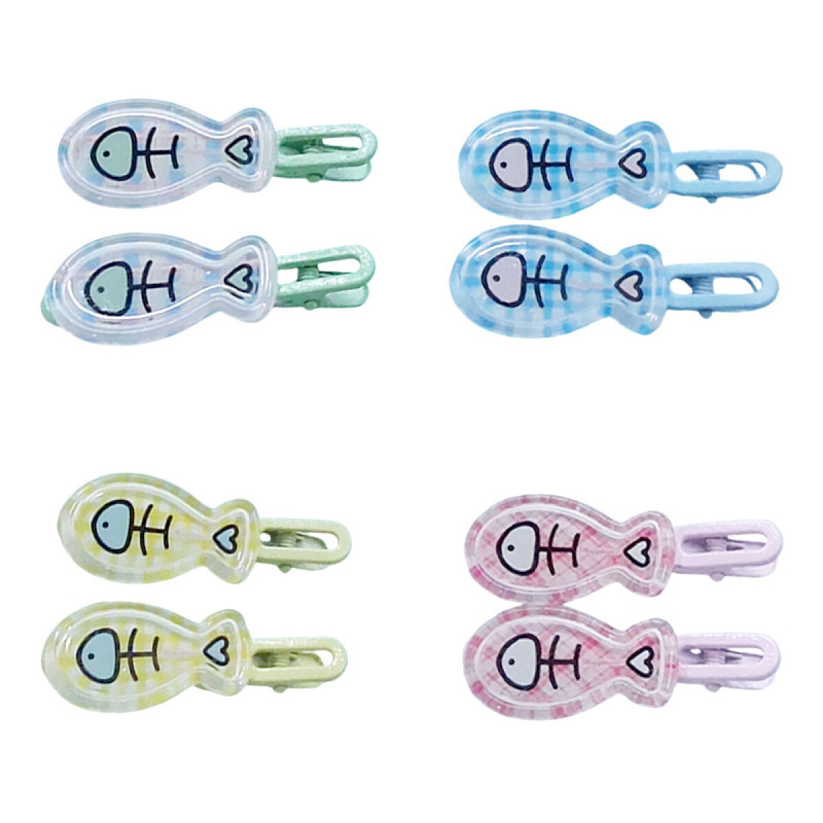 Broche pinza para el cabello pez 2pcs - Broche Pinza Para El Cabello Pez 2pcs 