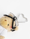 Llavero Cozy Llavero Y Bag Charm De Oso Peluche - Marron Beige