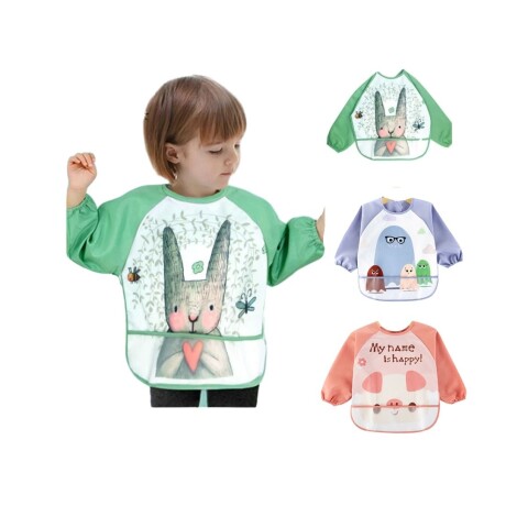 Babero con Mangas y Bolsillo Impermeable CHANCHA