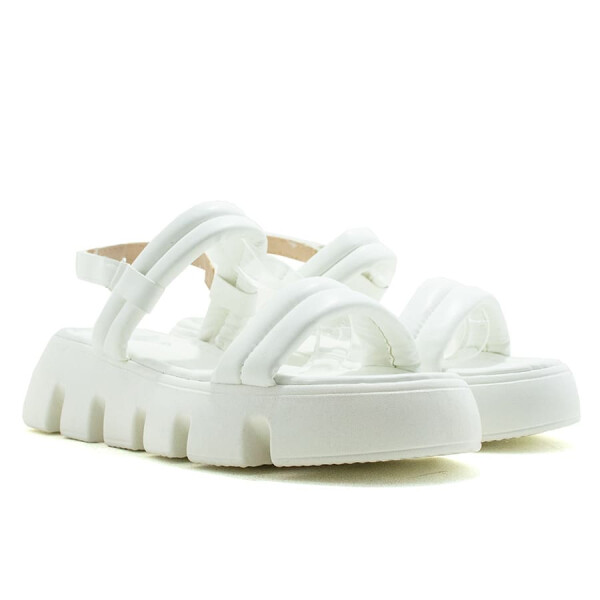 Sandalias - Chill Sunday - Chill Sunday Sandalia doble tira c/pulsera Mujer de Mujer - S3-1 Blanco