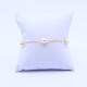 Pulsera oro 18 k y 5 perlas de cultivo. Pulsera oro 18 k y 5 perlas de cultivo.