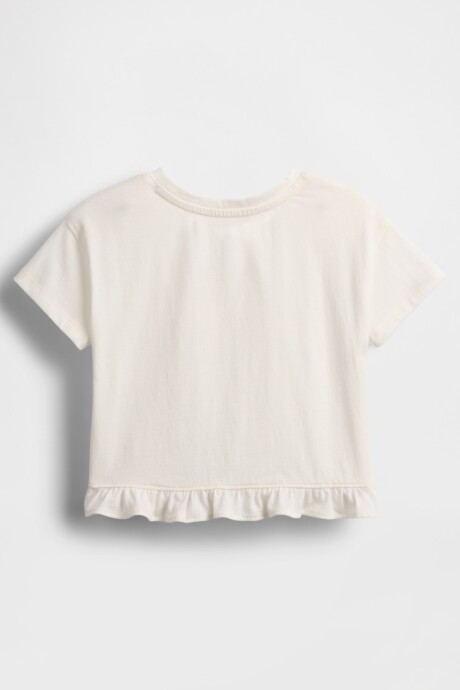 Remera Logo Gap Toddler Niña New Off White