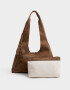 Saca Cartera Saca Suede Camel - Marron Camel