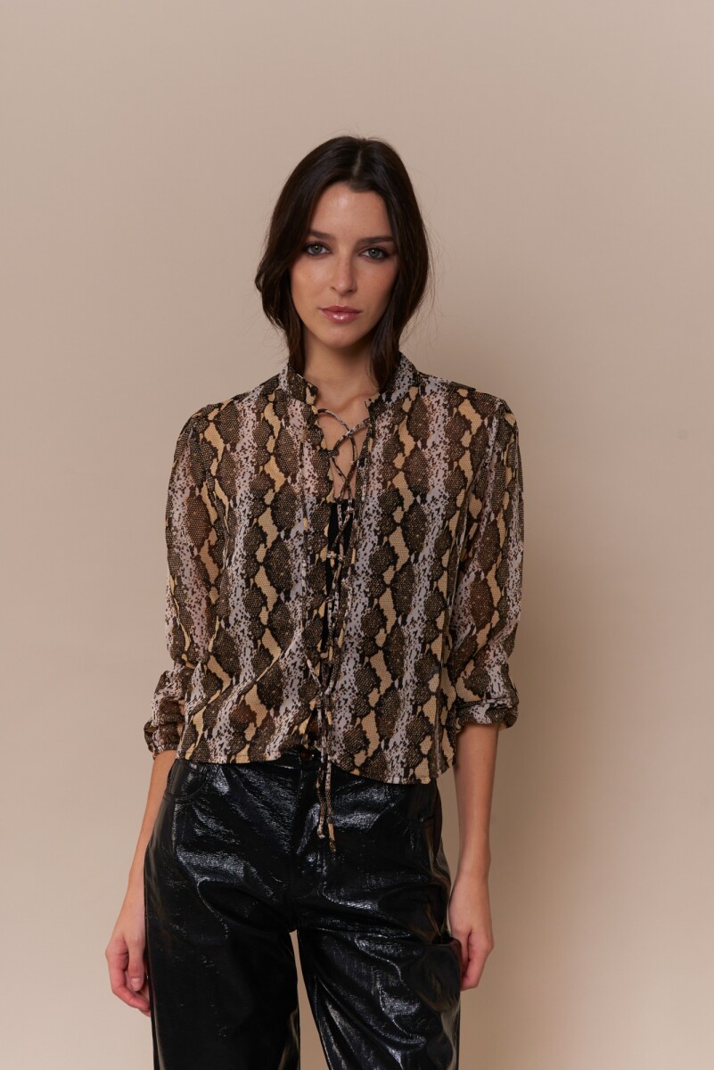 Blusa Diana - MARRON 