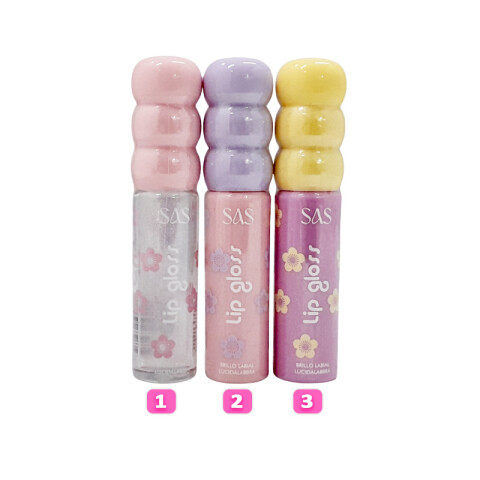 SAS Brillo de labios 3 tonos Sas Brillo De Labios 3 Tonos