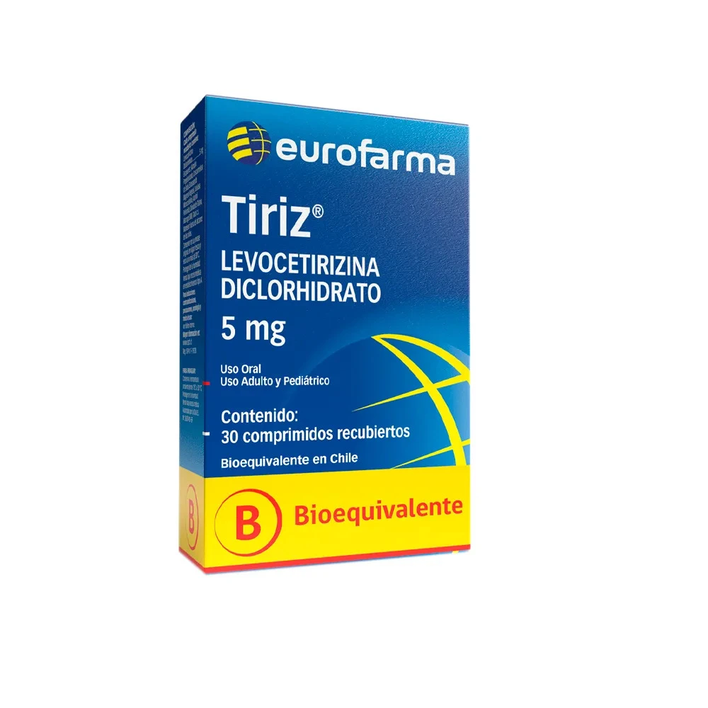 TIRIZ 5 MG X 30 COMP. REC.