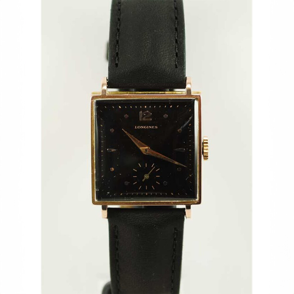 Reloj Longines Oro 18K Y Malla De Cuero Reloj Longines Oro 18K Y Malla De Cuero