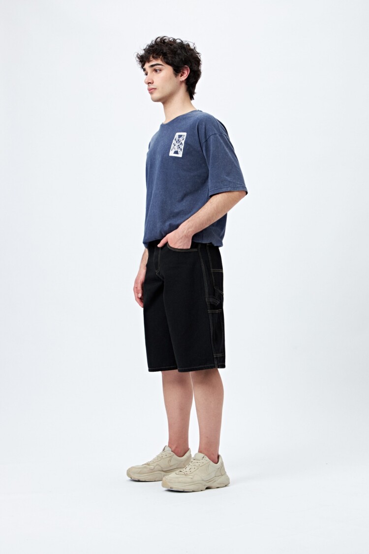 BERMUDA DETALLE Negro