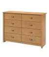 Comoda 8 cajones Linea Colonial Freijo