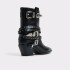 EMBERLYNX BLACK EMB CROCO LEATHER BLACK