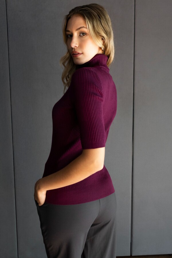 Polera Rib VIOLETA