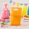 Bolsas de Nylon Colores Lisos x10 Naranja