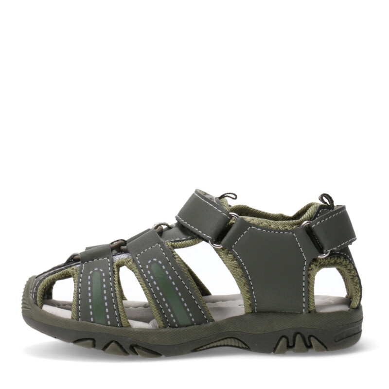 Sandalias de Niño Croco Kids RICK con velcro Verde