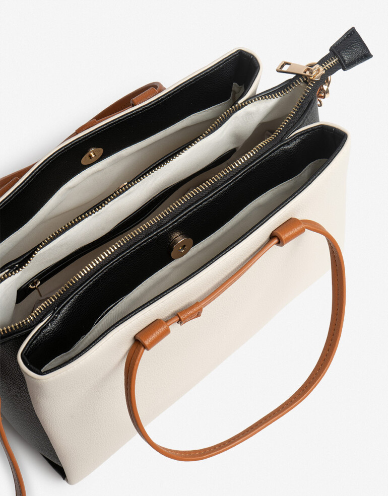 City Cartera City Tricolor - Combinacion Tricolor