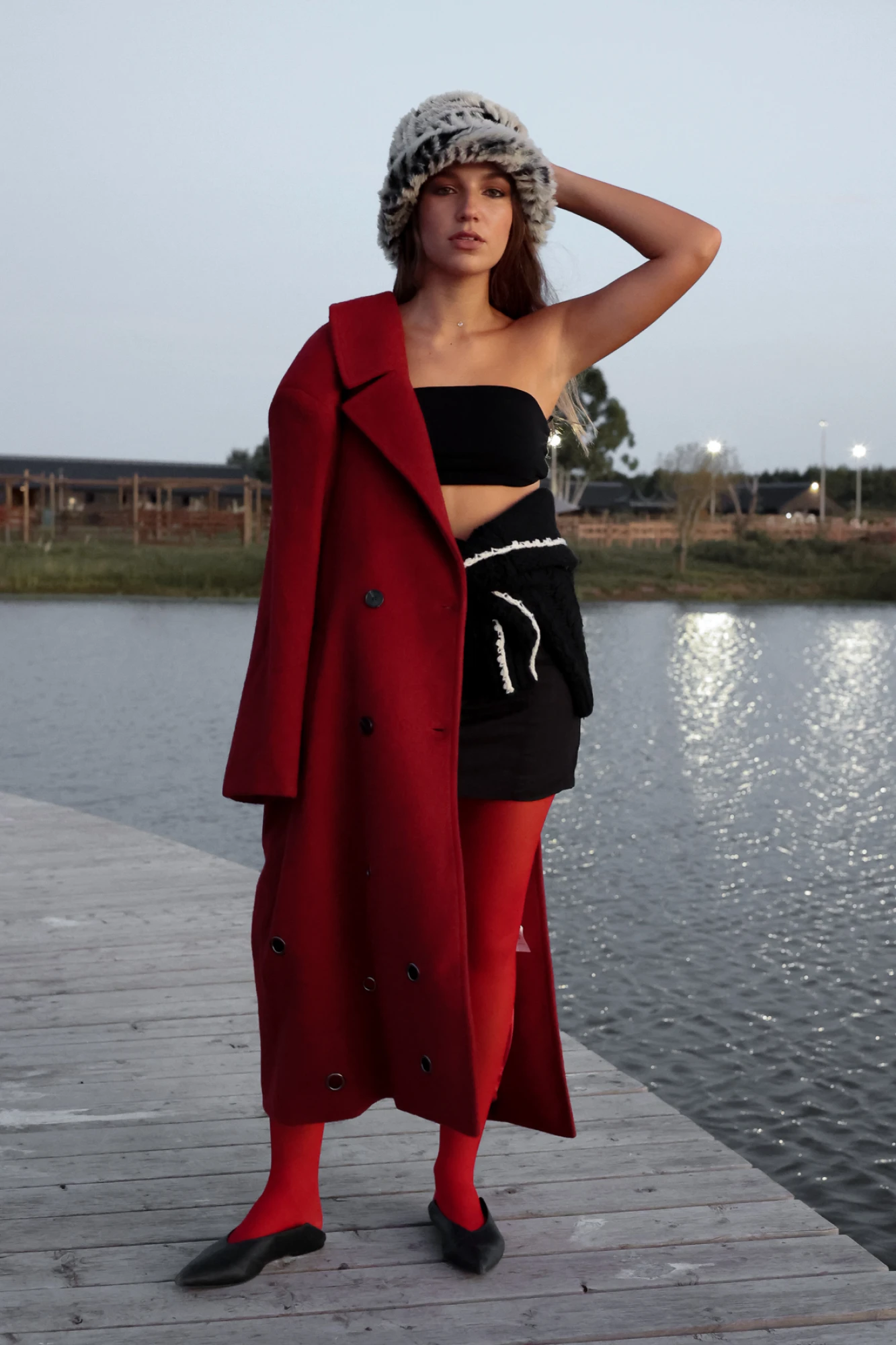 Chaqueta Ofelia rojo m/l