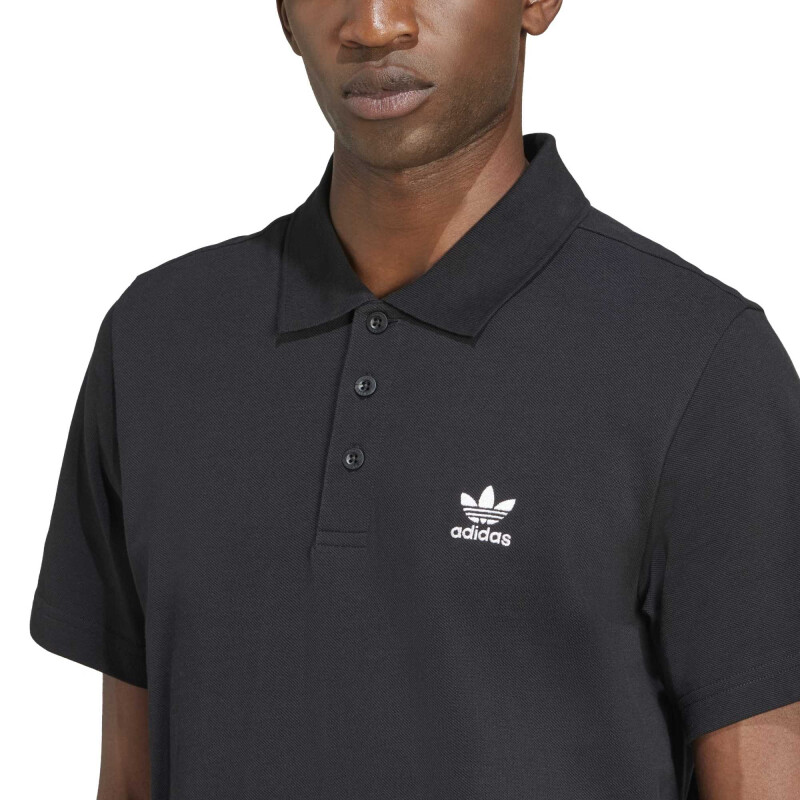 Remera Adidas Polo de Hombre - JD2439 Negro